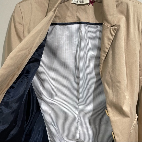 STRADIVARIUS TAN BLAZER - Picture 7 of 8